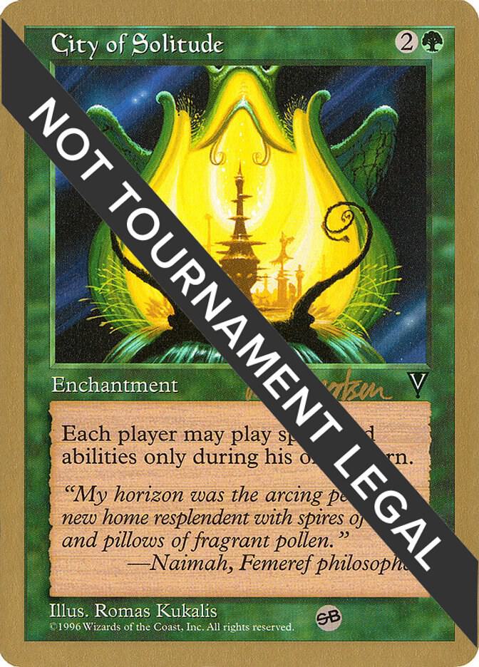 City of Solitude 1997 Svend Geertsen VIS SB sg102sb/131 (World Championship Decks)