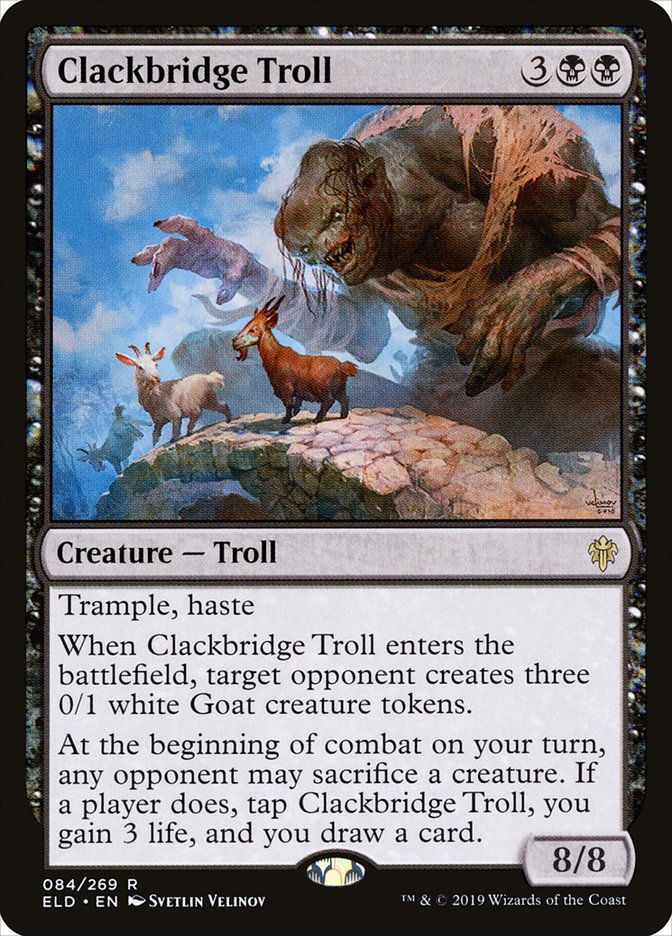 Clackbridge Troll 84 (Throne of Eldraine)