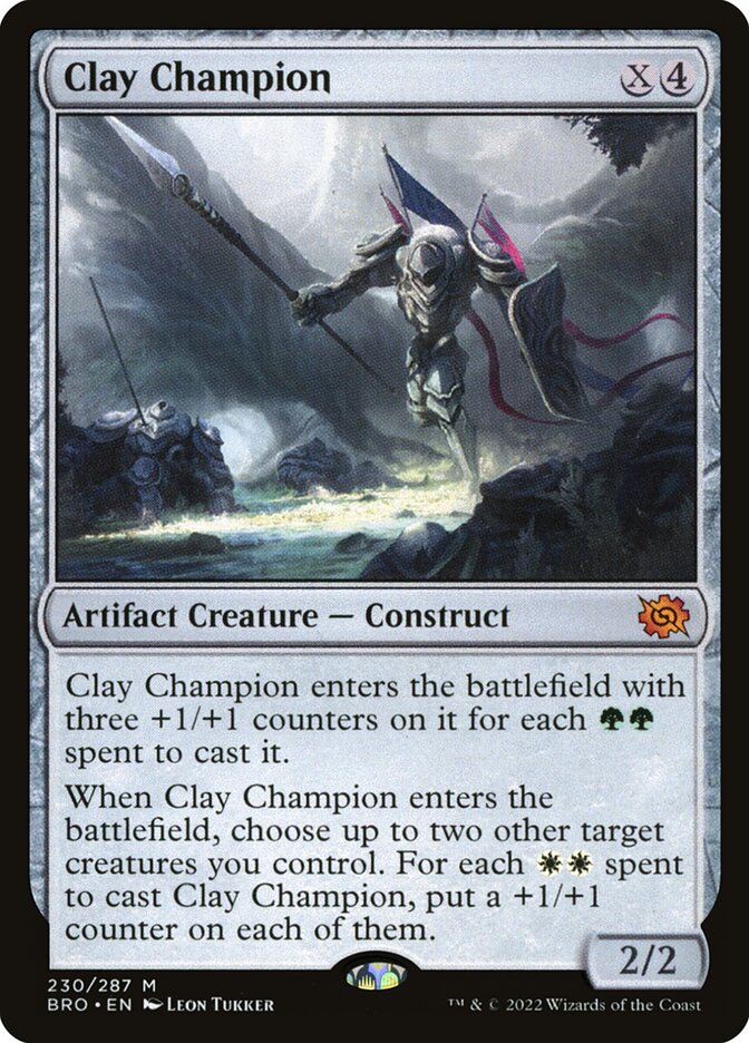 Clay Champion 230/287 (The Brothers' War) - Foil