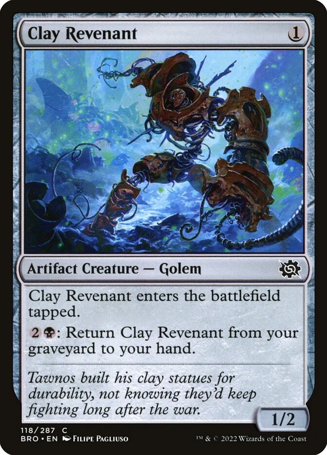 Clay Revenant 118/287 (The Brothers' War)