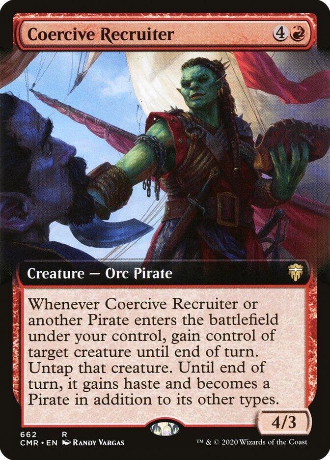 Coercive Recruiter 662 (Commander Legends)  - Extended Art Foil