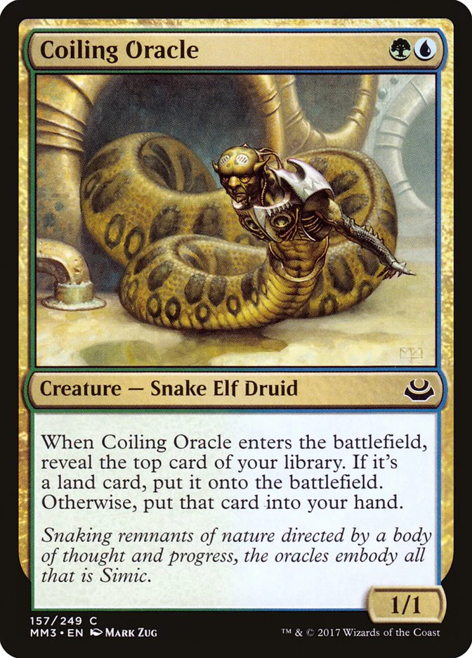 Coiling Oracle 157/249 (Modern Masters 2017) - Foil
