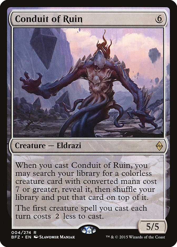 Conduit of Ruin 4 (Battle for Zendikar) - Foil