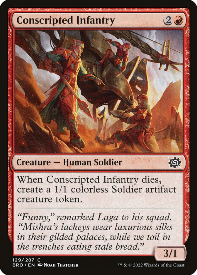 Conscripted Infantry 129/287 (The Brothers' War)