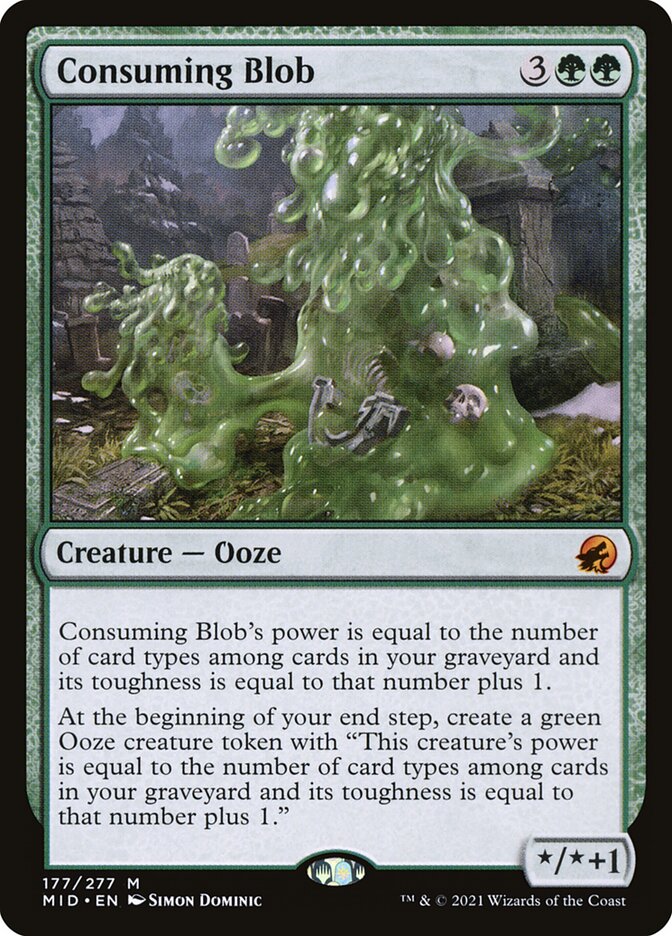 Consuming Blob 177/277 (Innistrad: Midnight Hunt)  - Foil