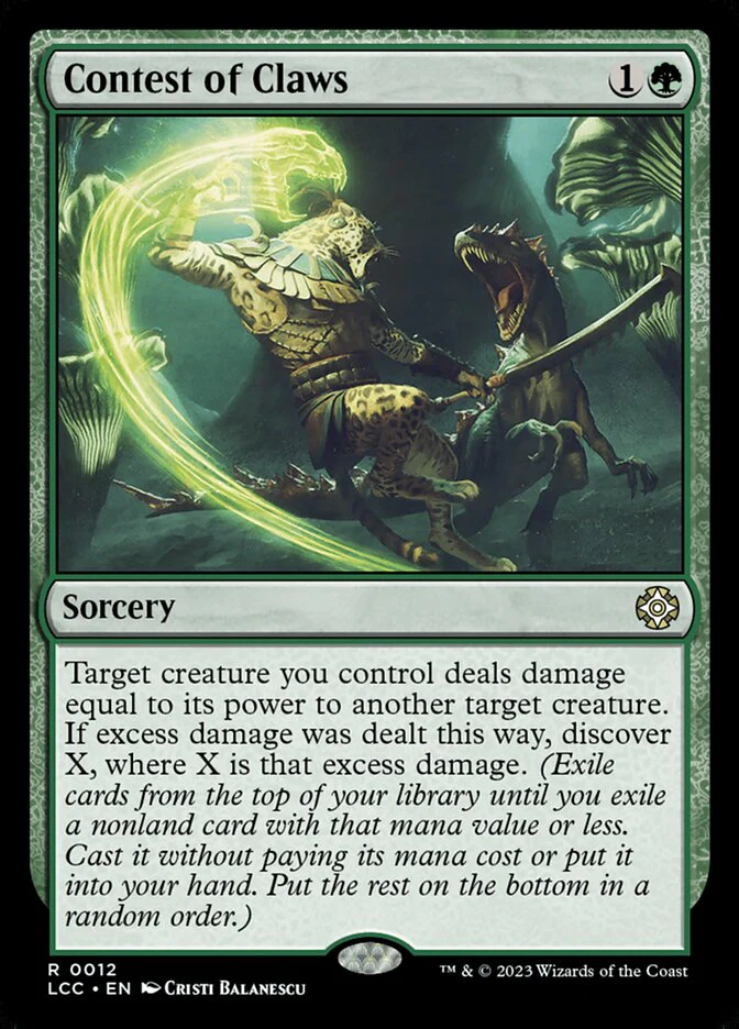 Contest of Claws 12/370 (Commander: The Lost Caverns of Ixalan)