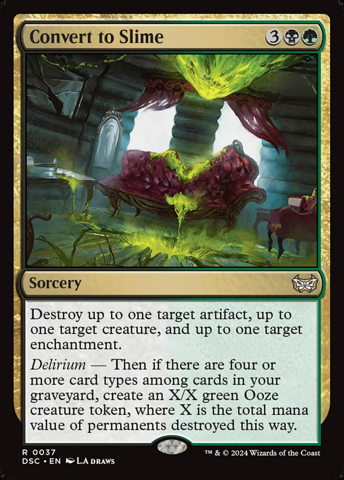 Convert to Slime 37/40 (Commander: Duskmourn: House of Horror)
