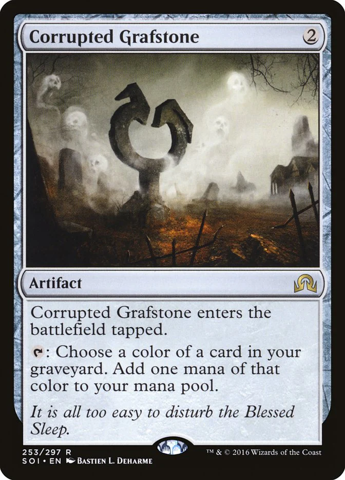 Corrupted Grafstone 253/297 (Shadows over Innistrad)  - Foil