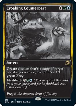 Croaking Counterpart 215/534 (Innistrad: Double Feature)  - Foil