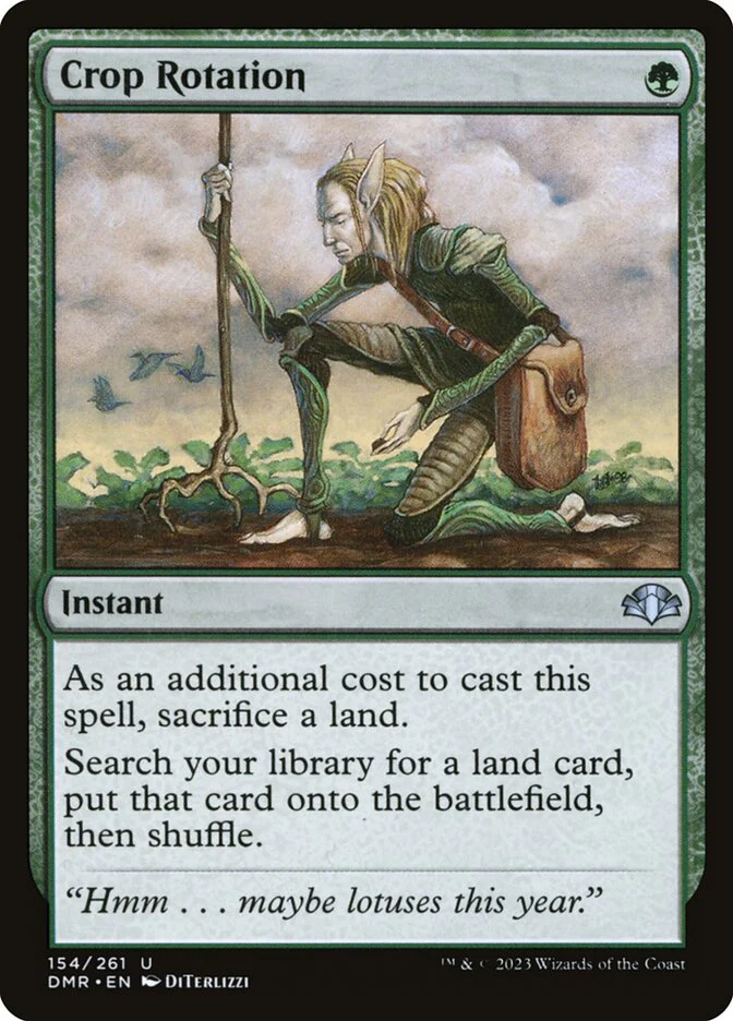 Crop Rotation 154 (Dominaria Remastered)  - Foil