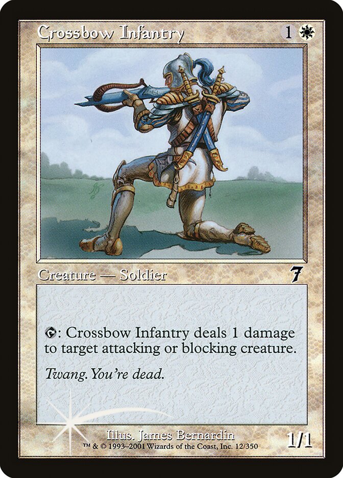 Crossbow Infantry 12★/350 (7th Edition)  - Foil