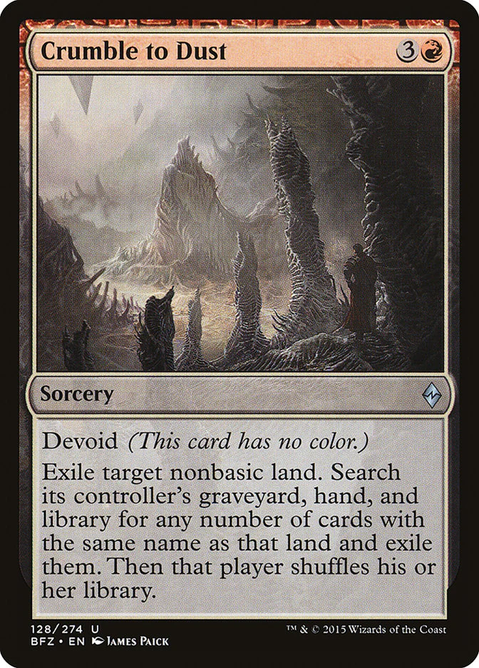 Crumble to Dust 128 (Battle for Zendikar)