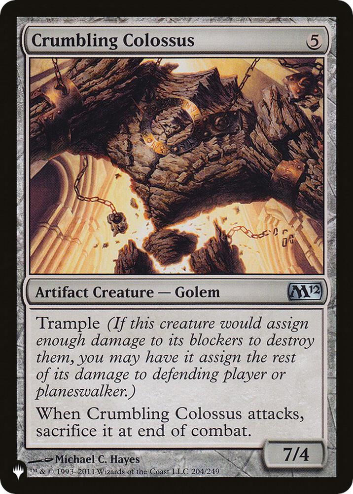 Crumbling Colossus 204/249 (The List Reprints)