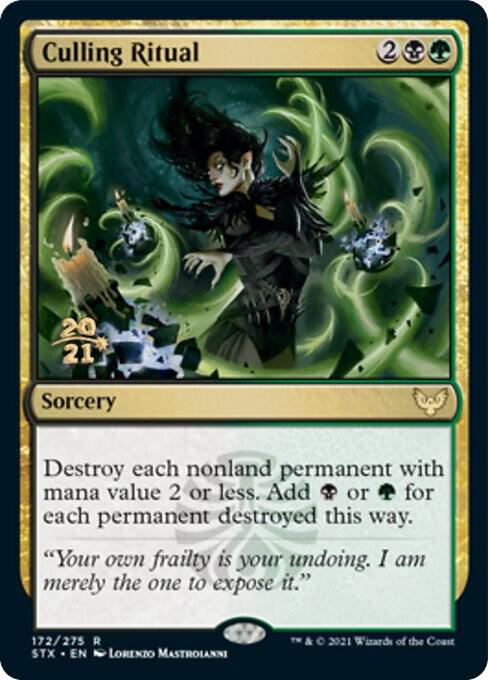Culling Ritual 172s/180 (Prerelease Cards)  - Foil