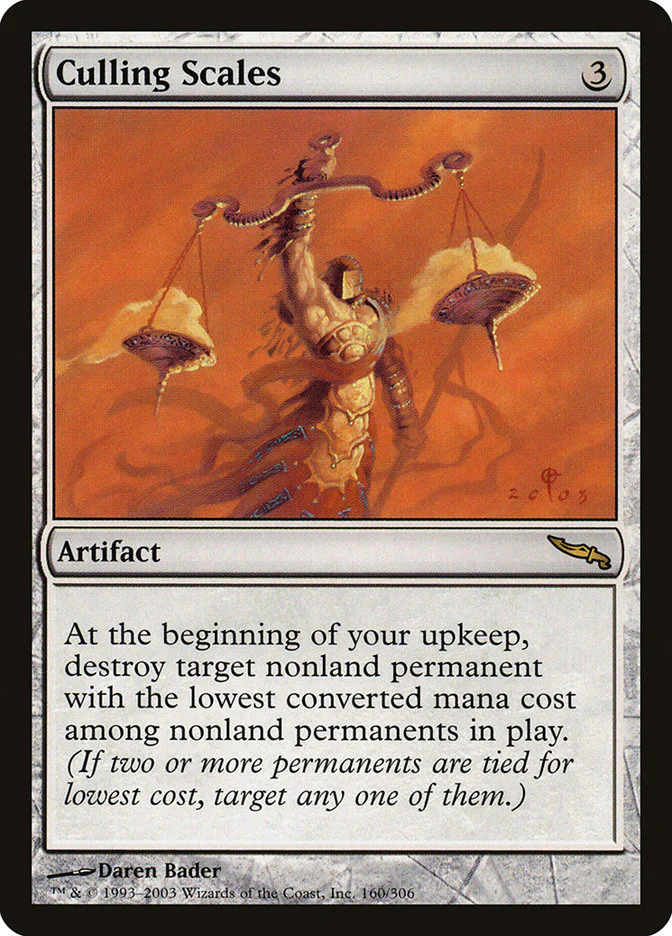 Culling Scales 160/306 (Mirrodin)