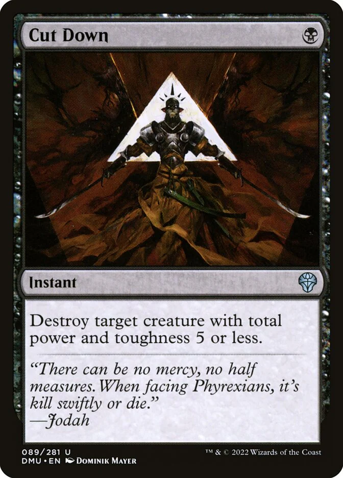 Cut Down 89/281 (Dominaria United)  - Foil