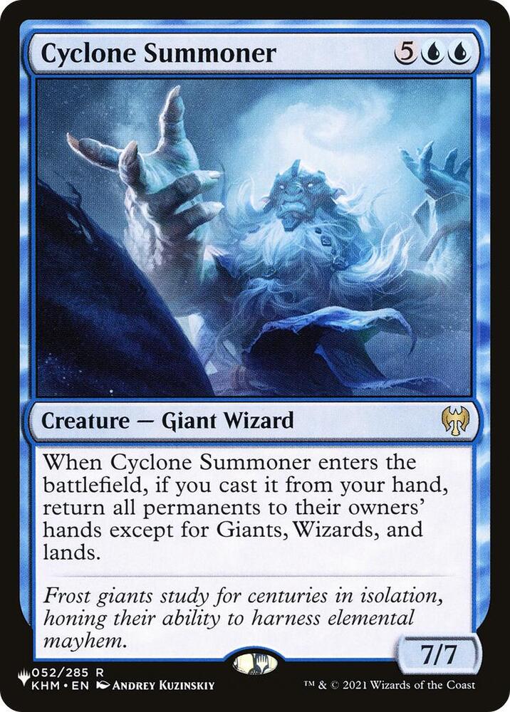 Cyclone Summoner KHM-52/5075 (The List Reprints)