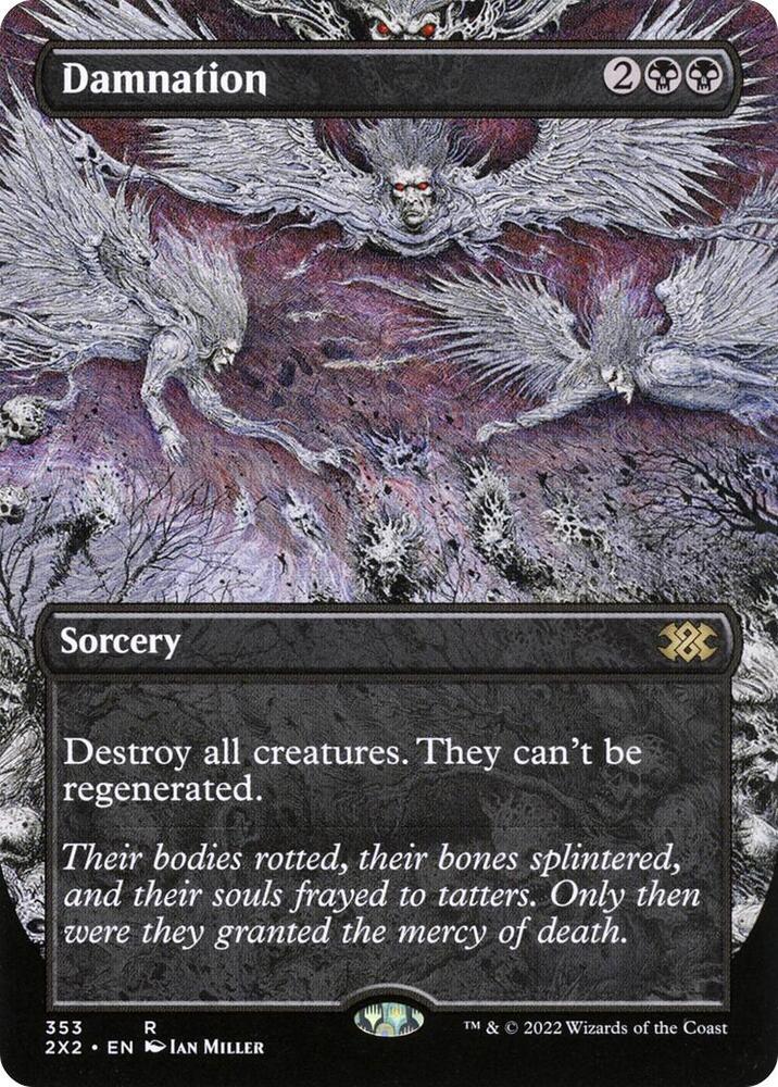 Damnation Borderless 353 (Double Masters 2022)  - Foil