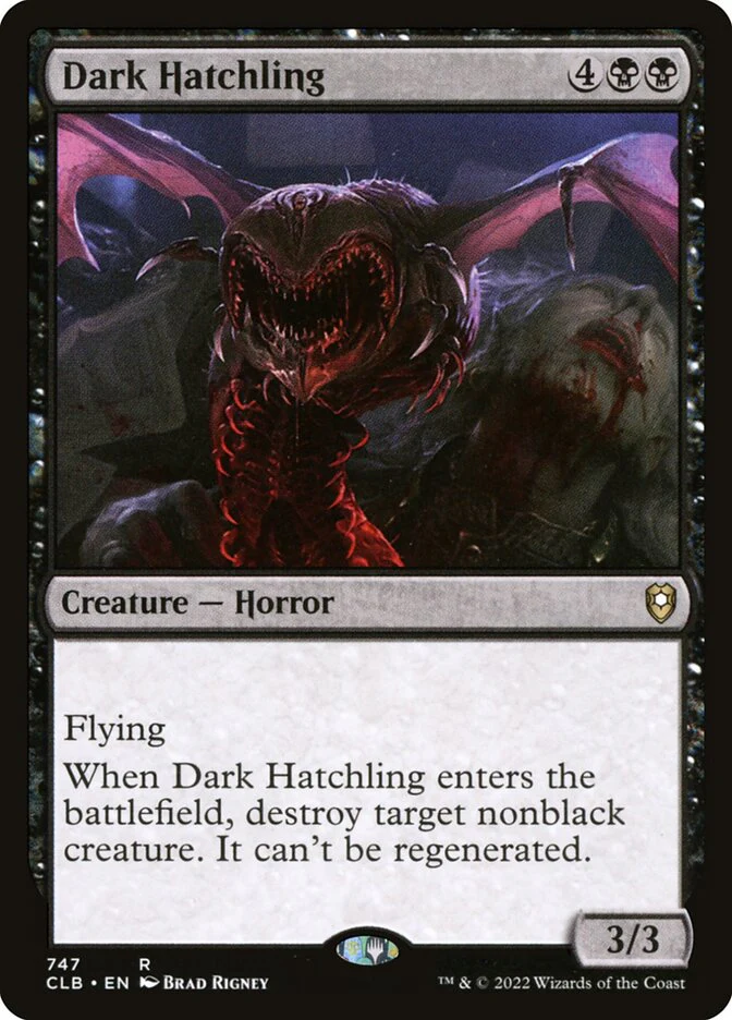 Dark Hatchling 747 (Commander Legends: Battle for Baldur's Gate)