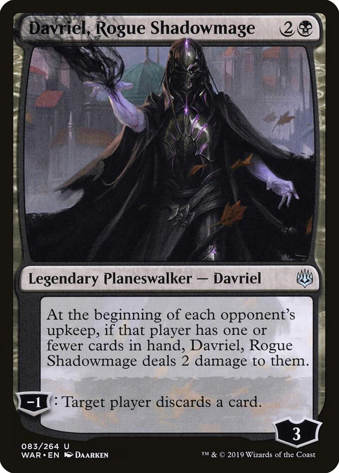 Davriel, Rogue Shadowmage 83/264 (War of the Spark)