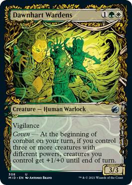 Dawnhart Wardens Showcase 308/277 (Innistrad: Midnight Hunt)