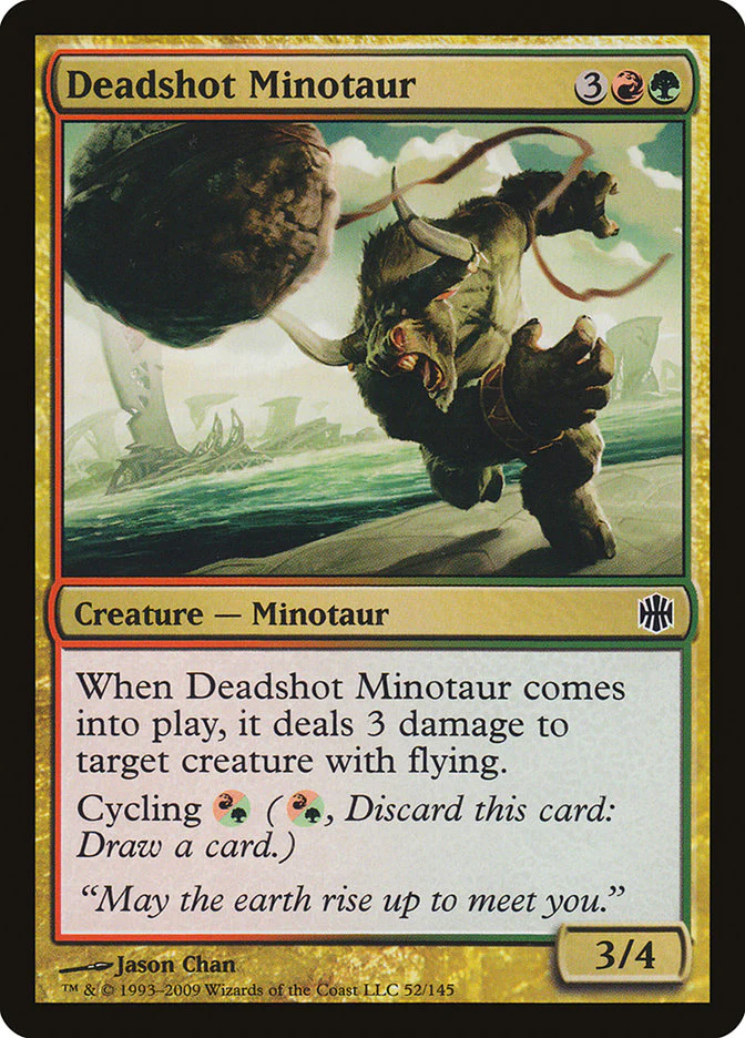 Deadshot Minotaur 52/145 (Alara Reborn)
