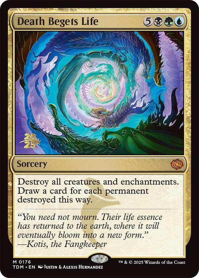 Death Begets Life 176s/166 (Prerelease Cards)  - Foil
