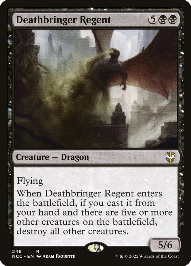 Deathbringer Regent 246/93 (Commander: Streets of New Capenna)