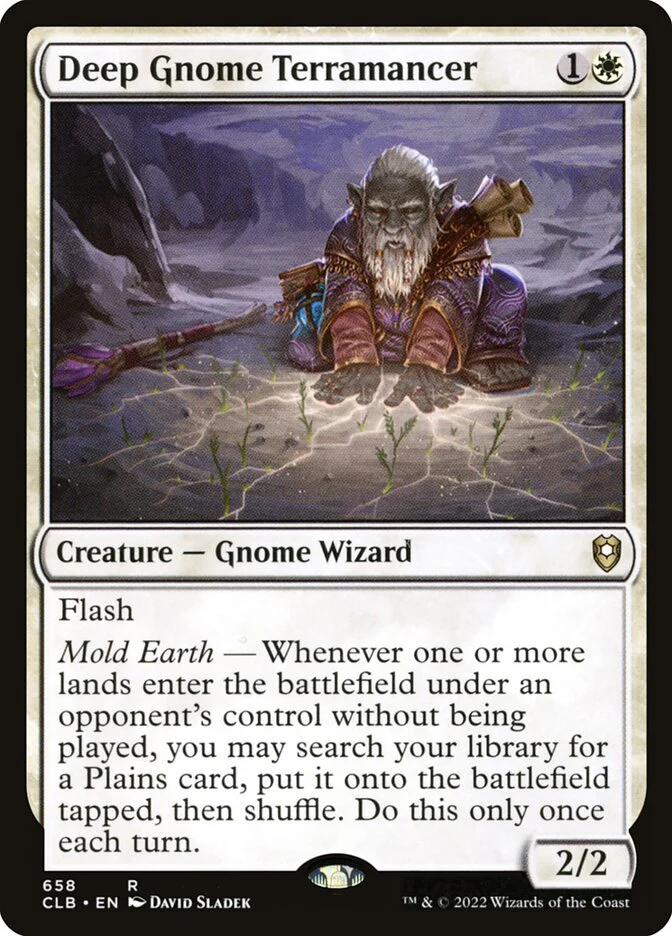 Deep Gnome Terramancer 658 (Commander Legends: Battle for Baldur's Gate)