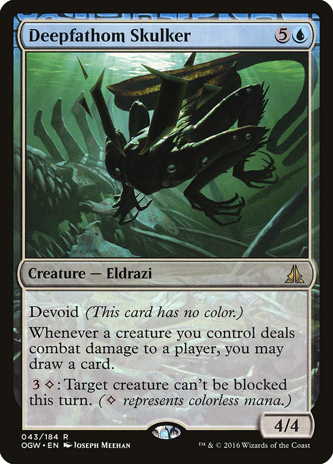 Deepfathom Skulker 43/184 (Oath of the Gatewatch)  - Foil