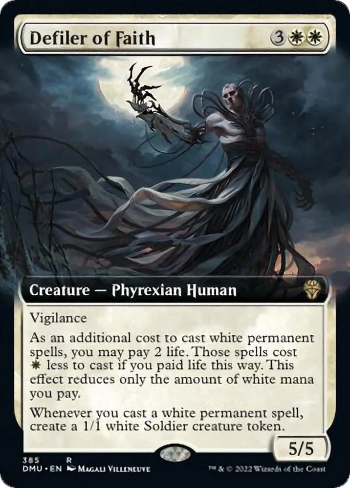 Defiler of Faith Extended Art 385/281 (Dominaria United)  - Foil