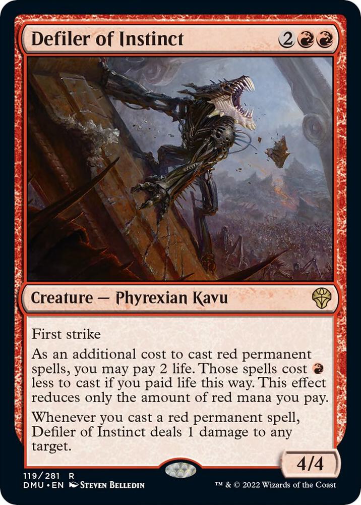 Defiler of Instinct 119/281 (Dominaria United)  - Foil