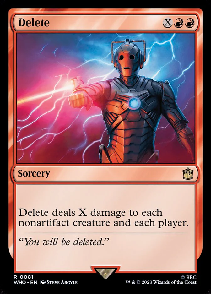 Delete 81/331 (Universes Beyond: Doctor Who)