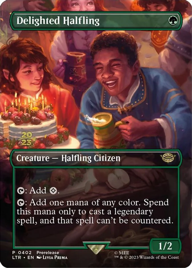 Delighted Halfling 0402 402 (Prerelease Cards) - Foil