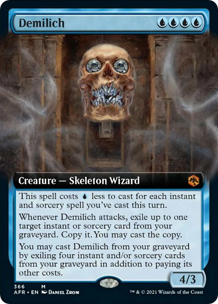 Demilich Extended Art 366/281 (Adventures in the Forgotten Realms)  - Foil