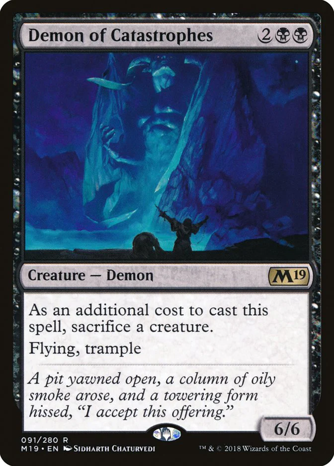 Demon of Catastrophes 91/280 (Core Set 2019)