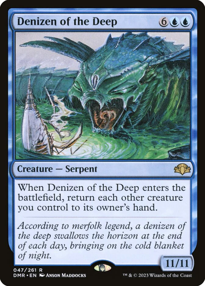 Denizen of the Deep 47/261 (Dominaria Remastered) - Foil