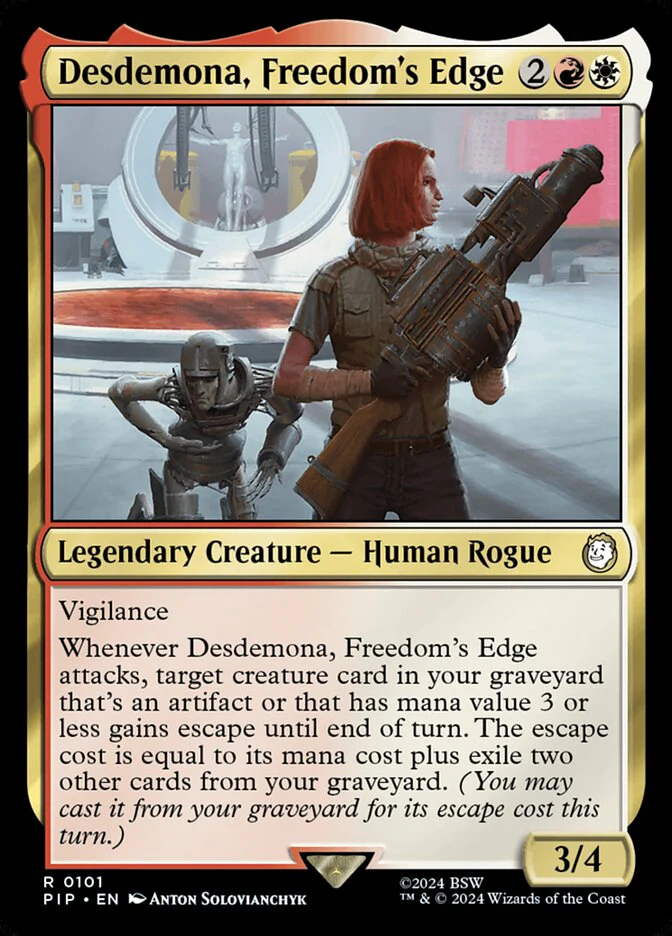 Desdemona, Freedom's Edge 101/326 (Universes Beyond: Fallout)