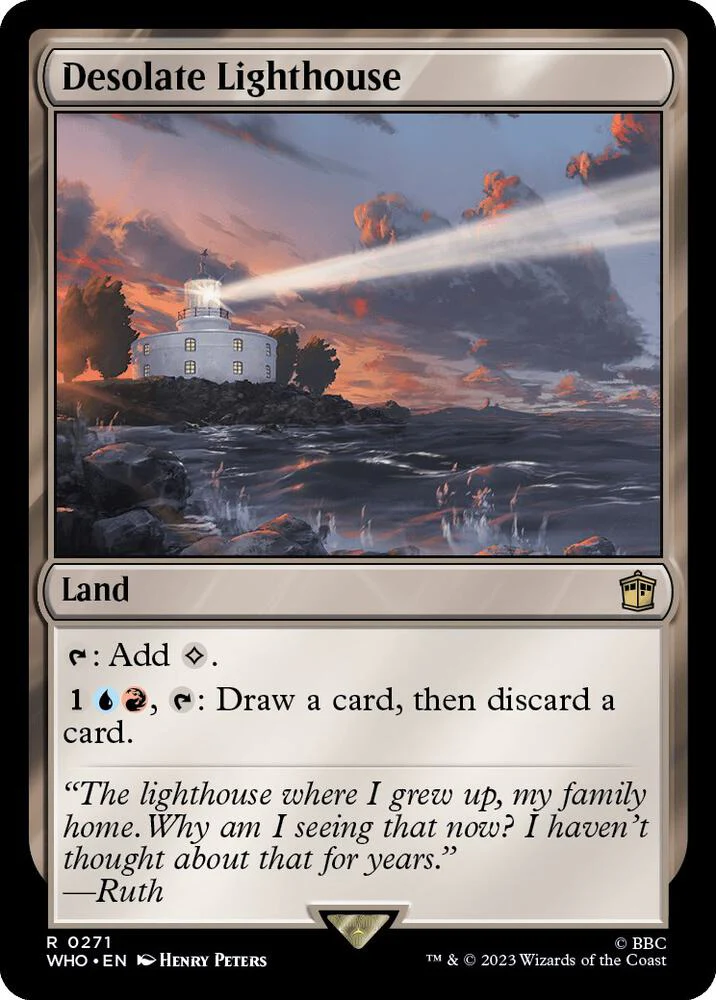 Desolate Lighthouse 271/331 (Universes Beyond: Doctor Who)  - Foil
