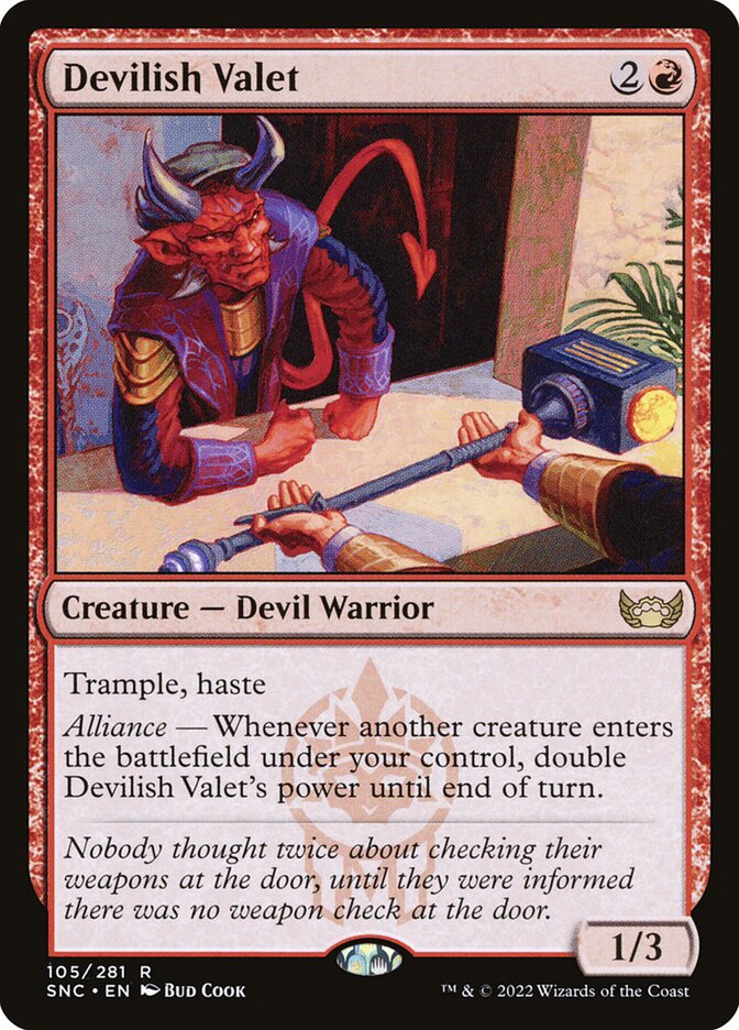 Devilish Valet 105/281 (Streets of New Capenna)