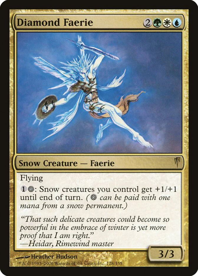 Diamond Faerie 128/155 (Coldsnap)
