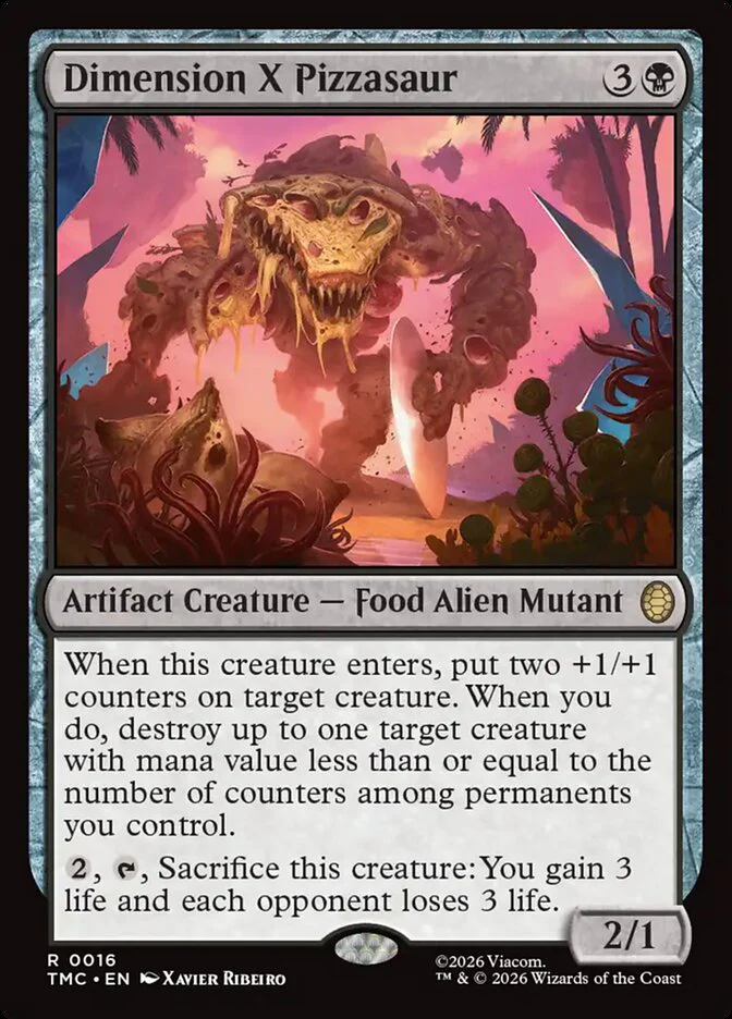 Dimension X Pizzasaur 16/0 (Commander: Teenage Mutant Ninja Turtles)