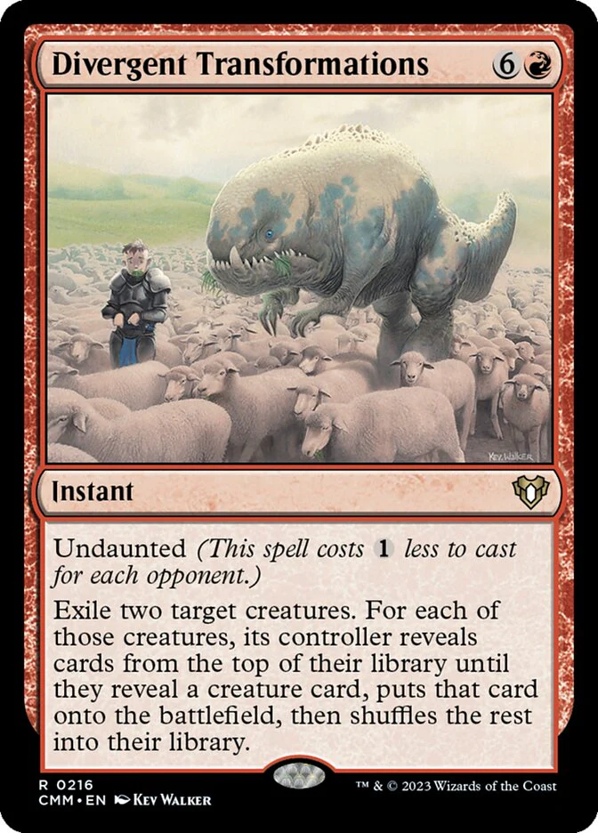Divergent Transformations 216/451 (Commander Masters)