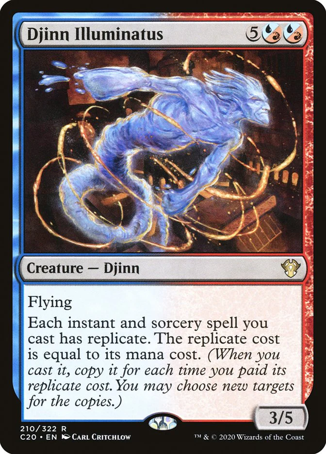 Djinn Illuminatus 210/322 (Commander 2020)