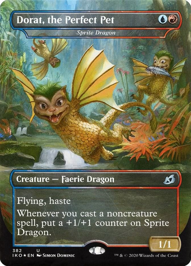Dorat, the Perfect Pet - Sprite Dragon 382/274 (Ikoria: Lair of Behemoths)