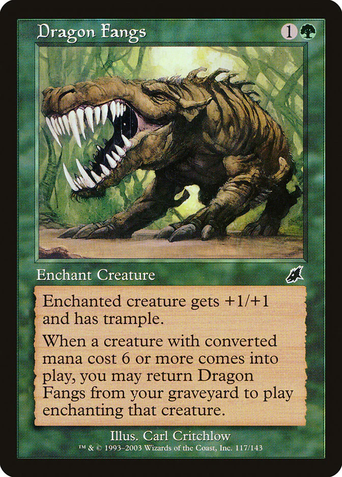 Dragon Fangs 117/143 (Scourge)  - Foil
