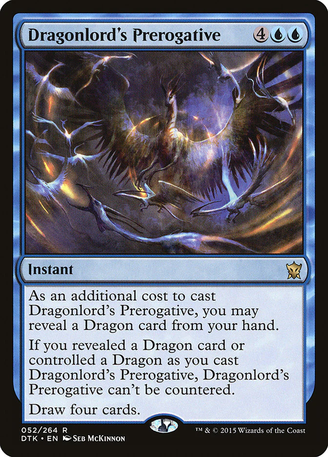 Dragonlord's Prerogative 52/264 (Dragons of Tarkir)