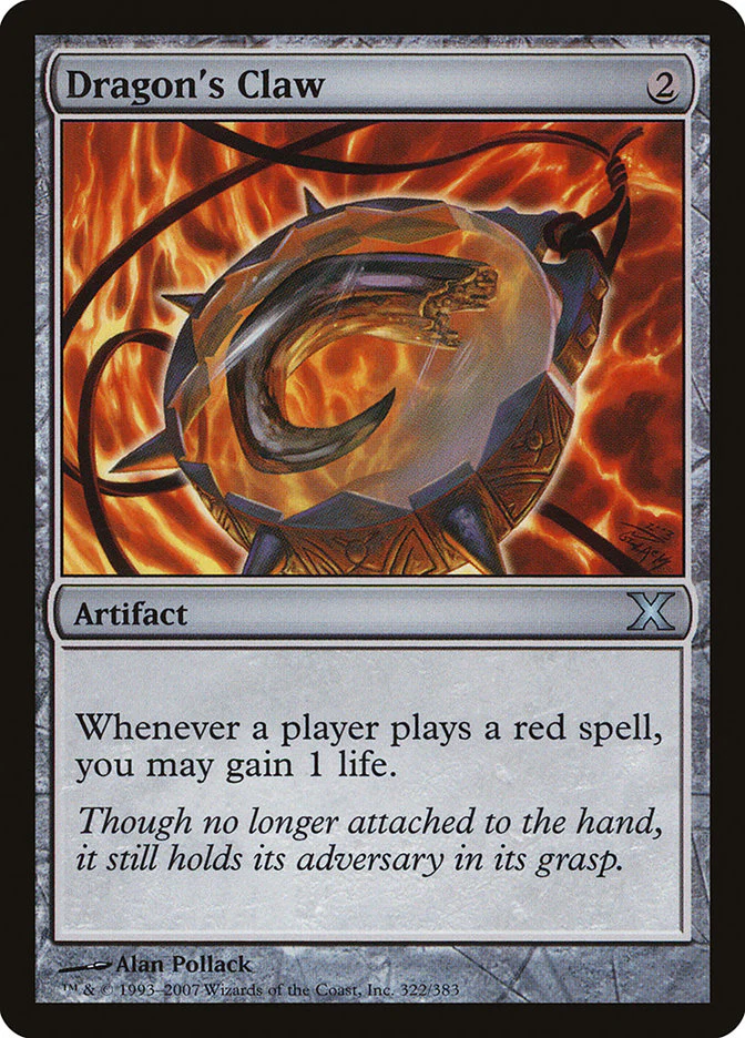 Dragon's Claw 322/383 (10th Edition)  - Foil