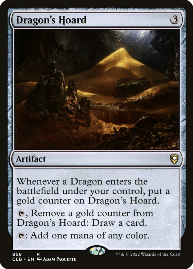 Dragon's Hoard 858 (Commander Legends: Battle for Baldur's Gate)