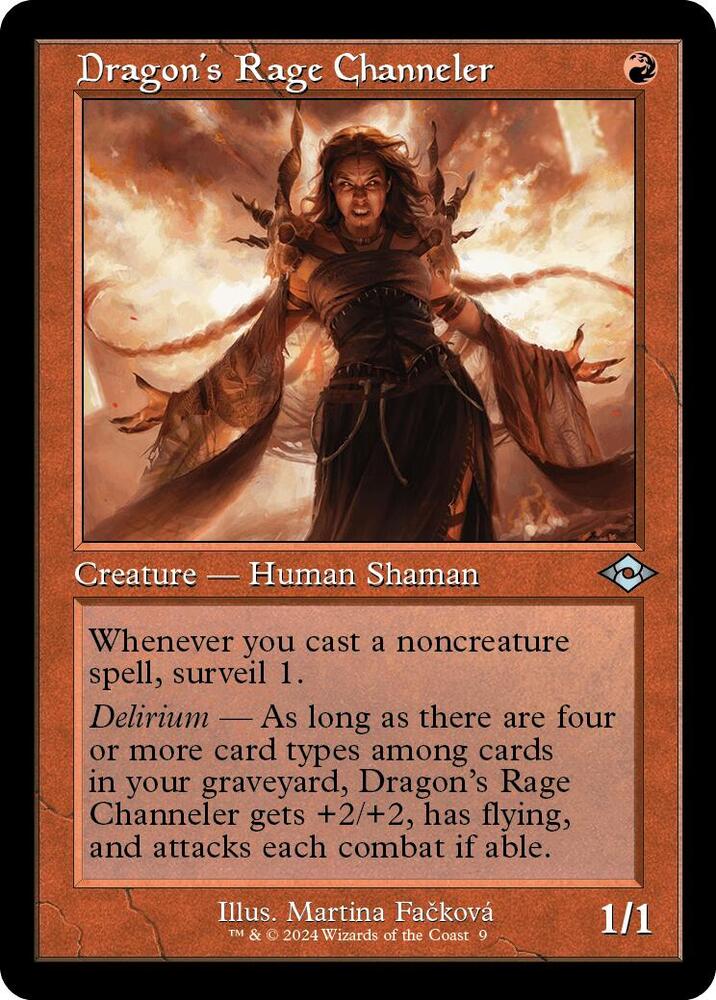 Dragons Rage Channeler Retro Frame 9/0 (Modern Horizons 2) - Foil